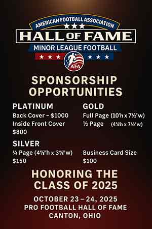 AFA Sponsorship Opportunities